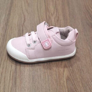 Deportiva Barefoot Conguitos Blanca y Rosa