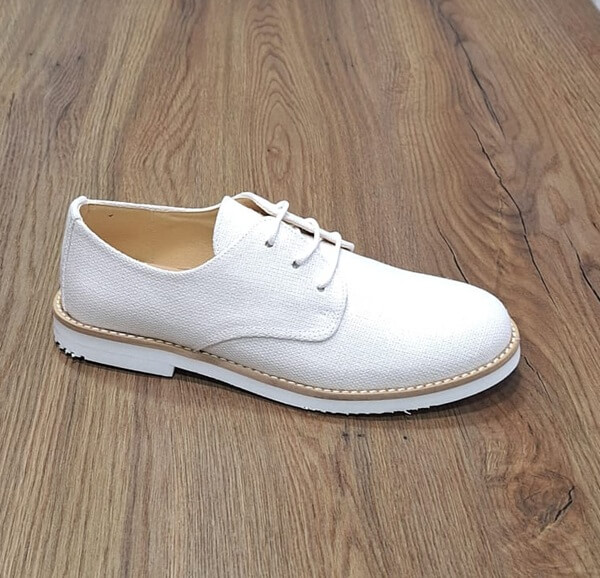 Zapato cordon lino marino 20344 - Imagen 3