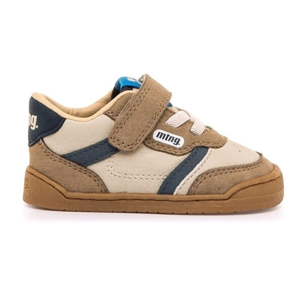 Deportivas Mustang Free Barefoot para bebé en color beige