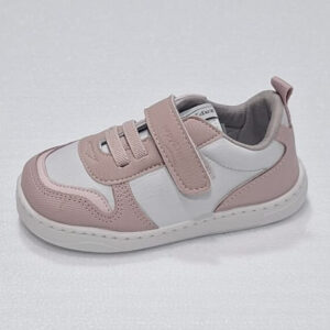 Deportiva Barefoot niña blanca y rosa